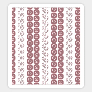 Curls and round corners Sticker